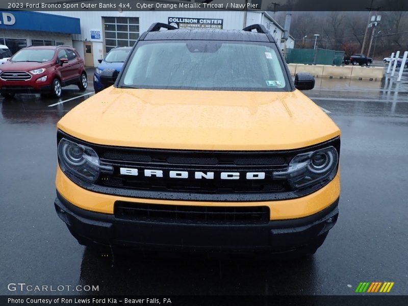 Cyber Orange Metallic Tricoat / Navy Pier 2023 Ford Bronco Sport Outer Banks 4x4