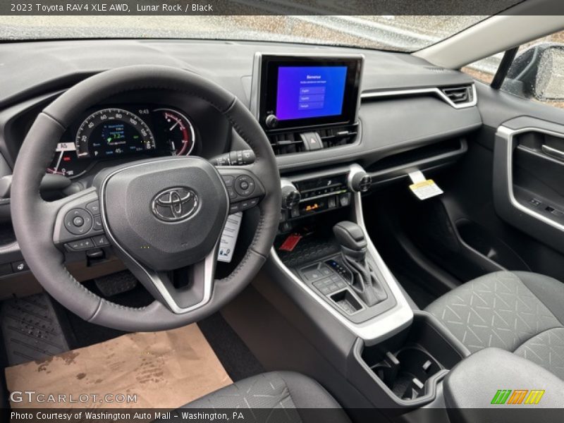 Lunar Rock / Black 2023 Toyota RAV4 XLE AWD
