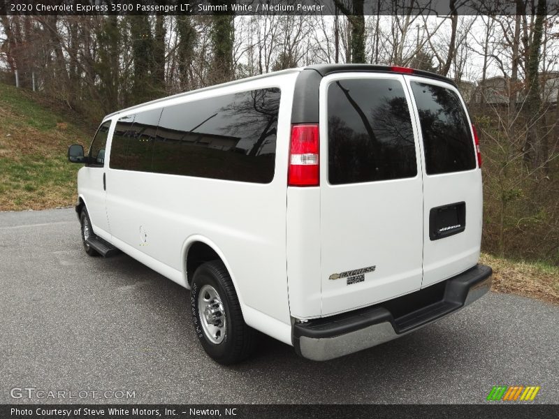 Summit White / Medium Pewter 2020 Chevrolet Express 3500 Passenger LT