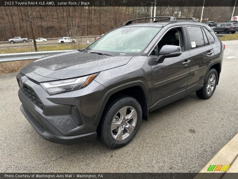 Lunar Rock / Black 2023 Toyota RAV4 XLE AWD