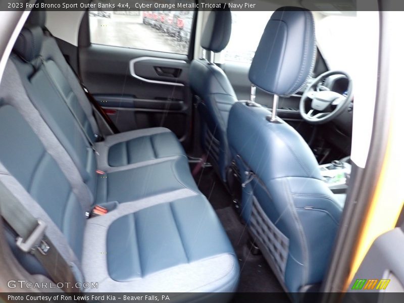 Cyber Orange Metallic Tricoat / Navy Pier 2023 Ford Bronco Sport Outer Banks 4x4