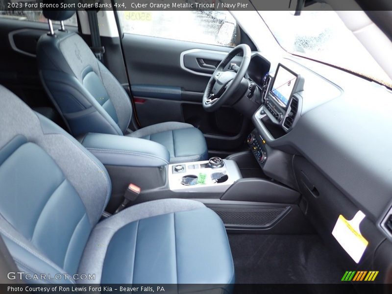 Front Seat of 2023 Bronco Sport Outer Banks 4x4