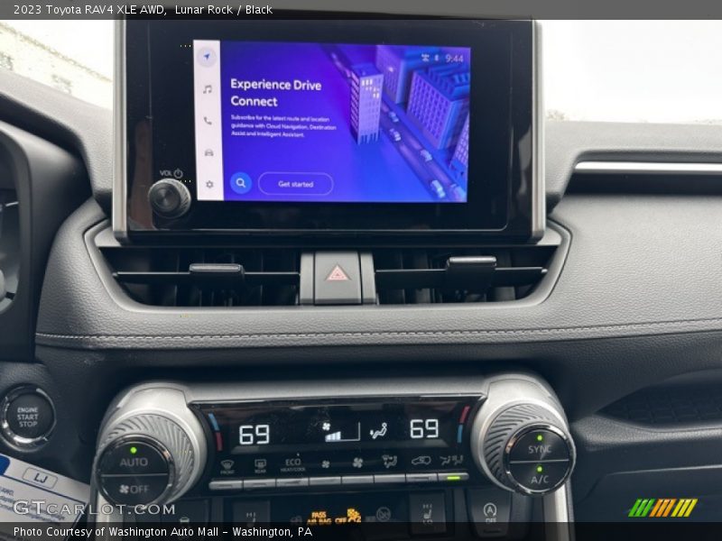 Lunar Rock / Black 2023 Toyota RAV4 XLE AWD