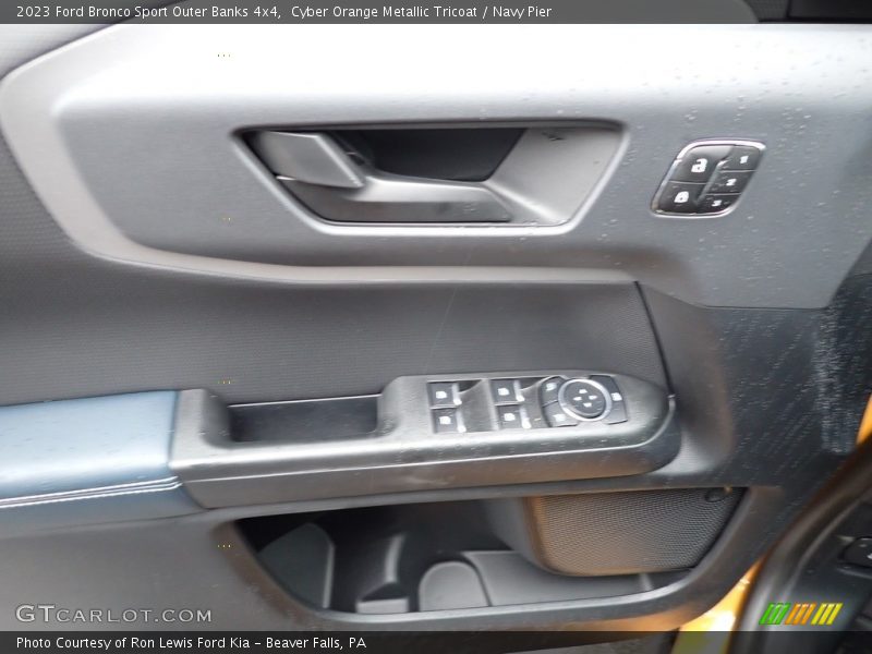 Cyber Orange Metallic Tricoat / Navy Pier 2023 Ford Bronco Sport Outer Banks 4x4