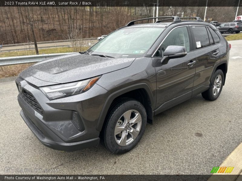 Lunar Rock / Black 2023 Toyota RAV4 XLE AWD