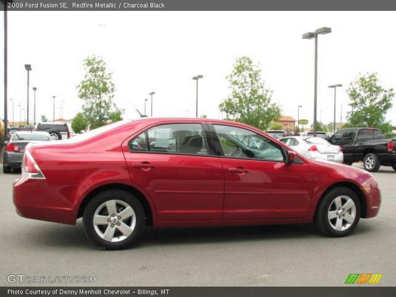 Redfire Metallic / Charcoal Black 2009 Ford Fusion SE