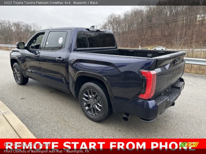 Blueprint / Black 2023 Toyota Tundra Platinum CrewMax 4x4