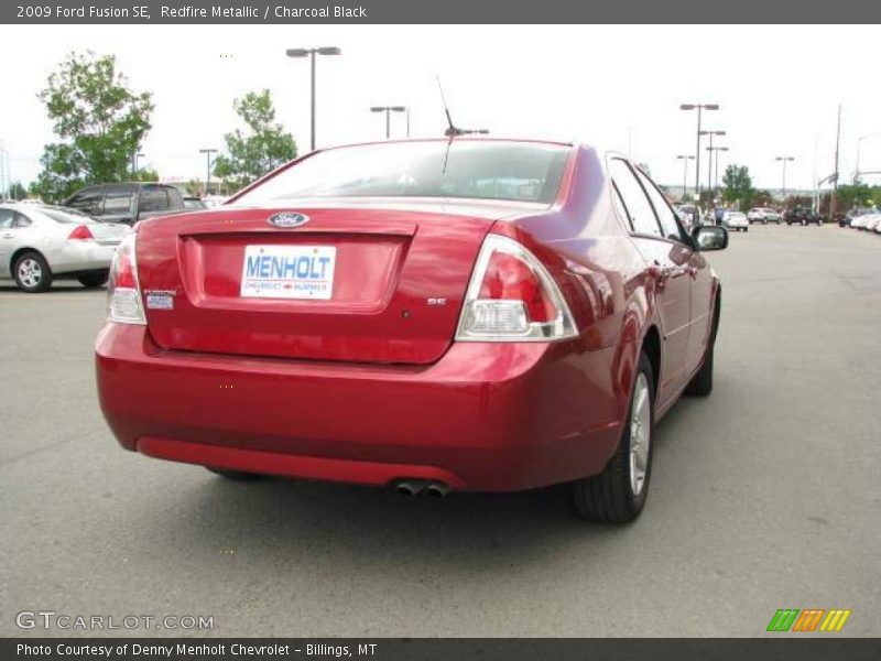 Redfire Metallic / Charcoal Black 2009 Ford Fusion SE
