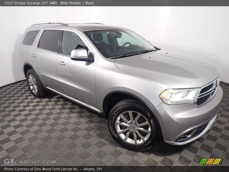 Billet Metallic / Black 2017 Dodge Durango SXT AWD