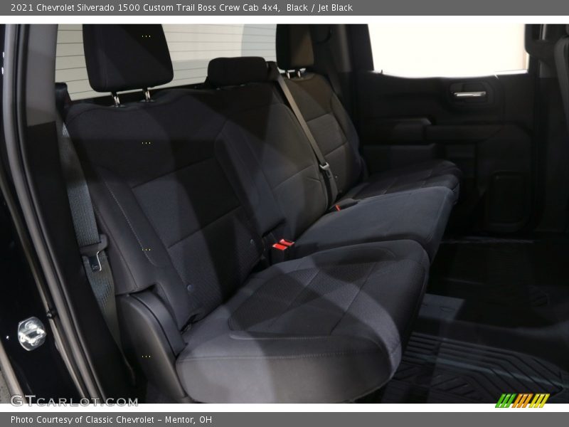 Black / Jet Black 2021 Chevrolet Silverado 1500 Custom Trail Boss Crew Cab 4x4