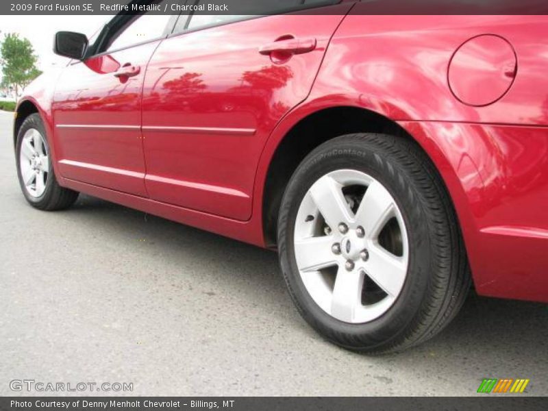 Redfire Metallic / Charcoal Black 2009 Ford Fusion SE
