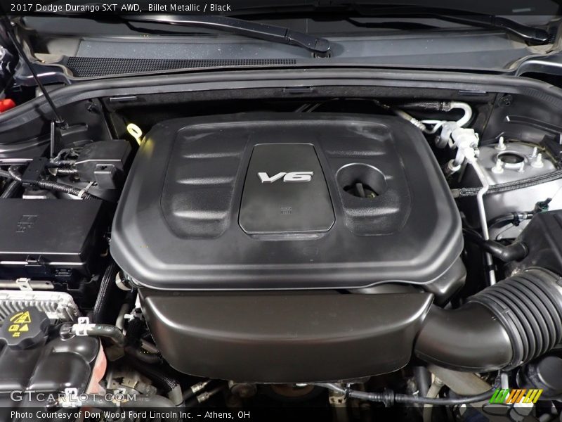 Billet Metallic / Black 2017 Dodge Durango SXT AWD