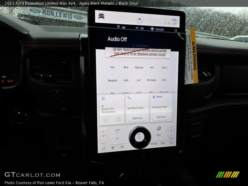 Agate Black Metallic / Black Onyx 2023 Ford Expedition Limited Max 4x4