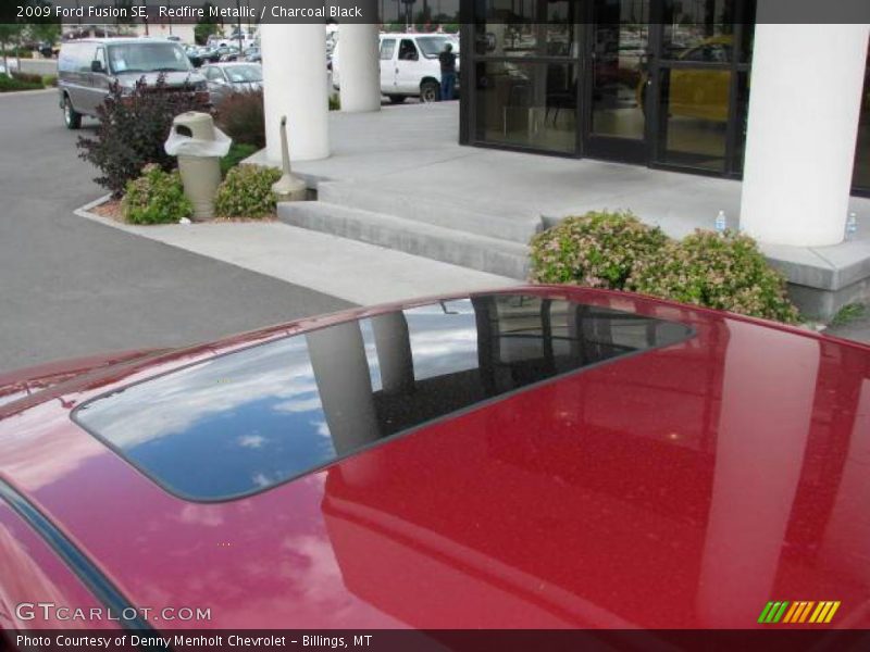 Redfire Metallic / Charcoal Black 2009 Ford Fusion SE