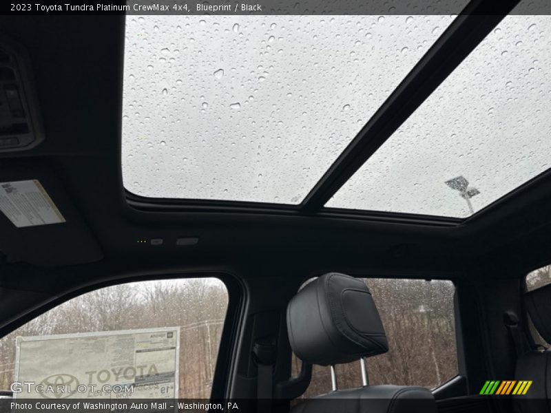Sunroof of 2023 Tundra Platinum CrewMax 4x4