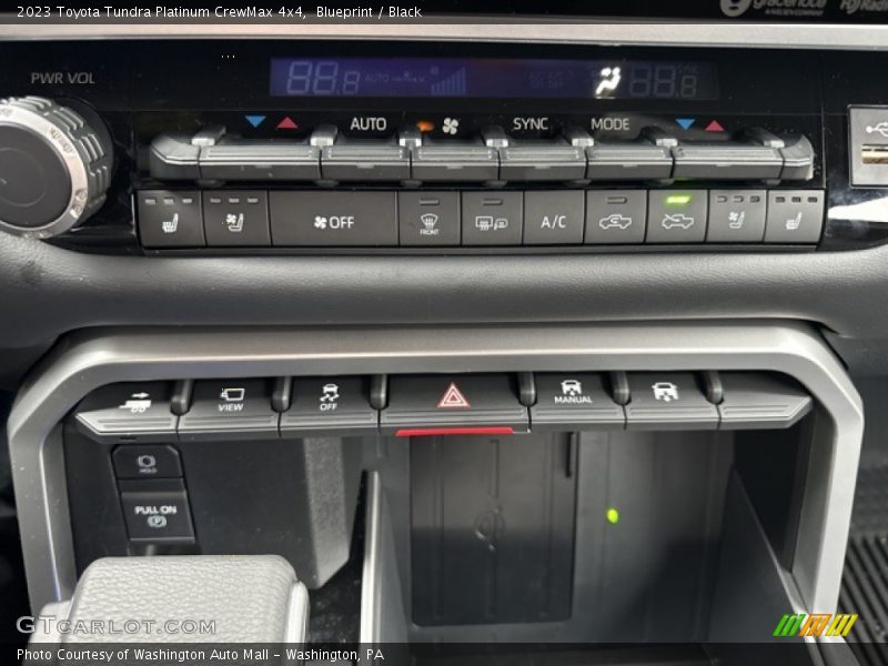 Controls of 2023 Tundra Platinum CrewMax 4x4