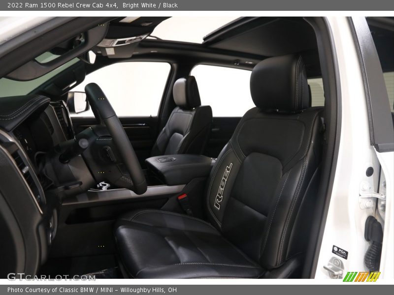 Bright White / Black 2022 Ram 1500 Rebel Crew Cab 4x4