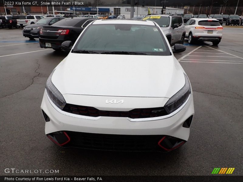 Snow White Pearl / Black 2023 Kia Forte GT