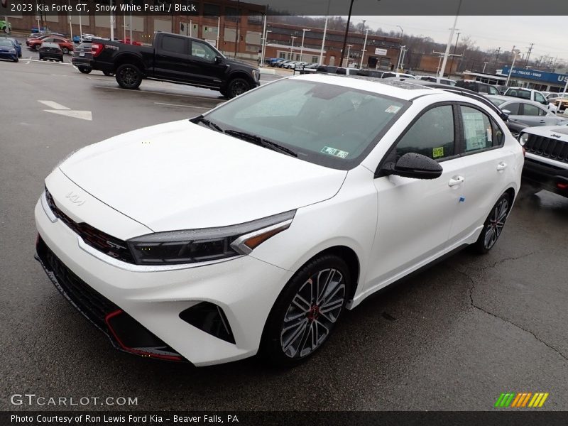 Snow White Pearl / Black 2023 Kia Forte GT