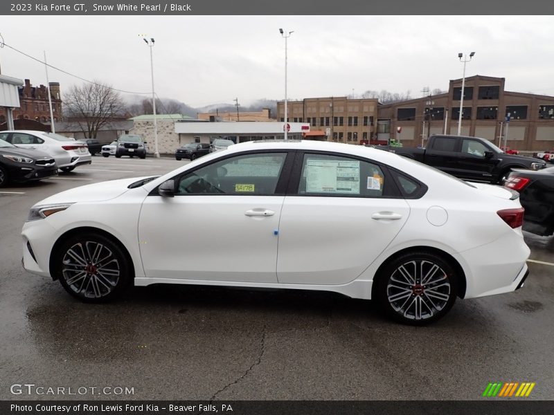 Snow White Pearl / Black 2023 Kia Forte GT