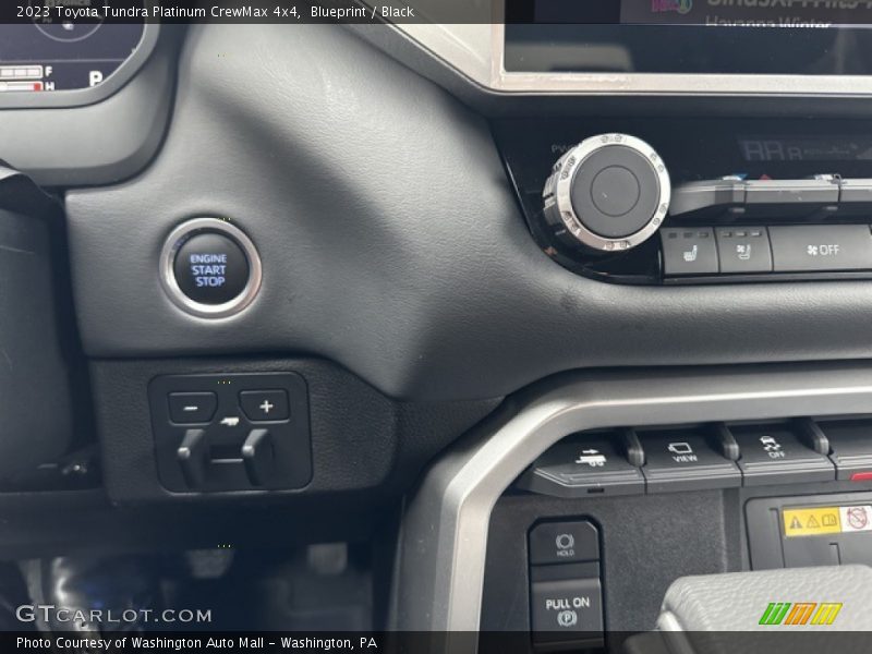 Controls of 2023 Tundra Platinum CrewMax 4x4