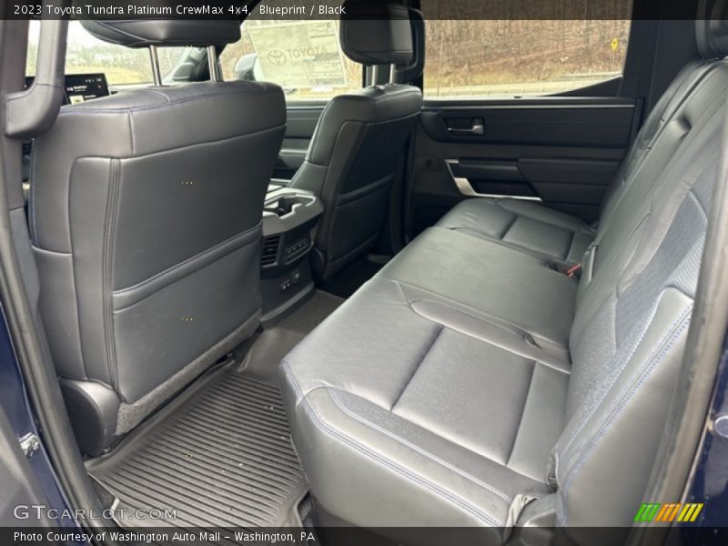Rear Seat of 2023 Tundra Platinum CrewMax 4x4