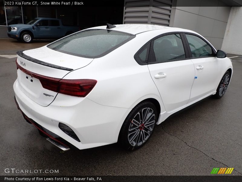 Snow White Pearl / Black 2023 Kia Forte GT