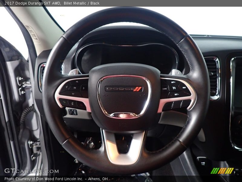 Billet Metallic / Black 2017 Dodge Durango SXT AWD