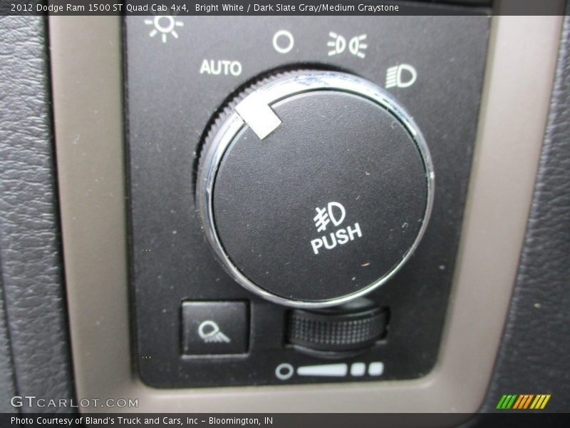Bright White / Dark Slate Gray/Medium Graystone 2012 Dodge Ram 1500 ST Quad Cab 4x4