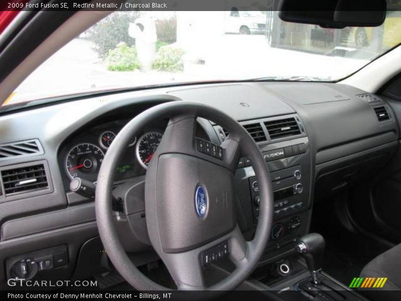 Redfire Metallic / Charcoal Black 2009 Ford Fusion SE