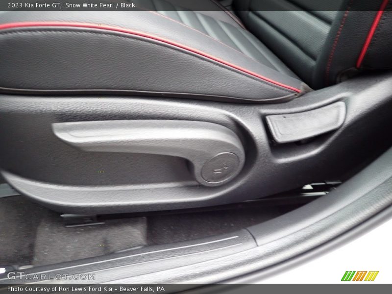 Snow White Pearl / Black 2023 Kia Forte GT