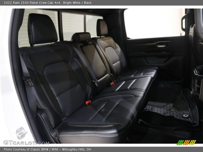Bright White / Black 2022 Ram 1500 Rebel Crew Cab 4x4