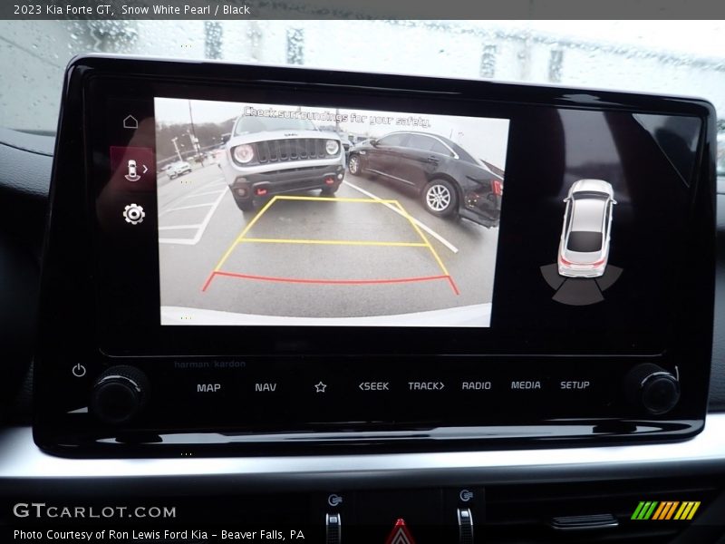 Snow White Pearl / Black 2023 Kia Forte GT