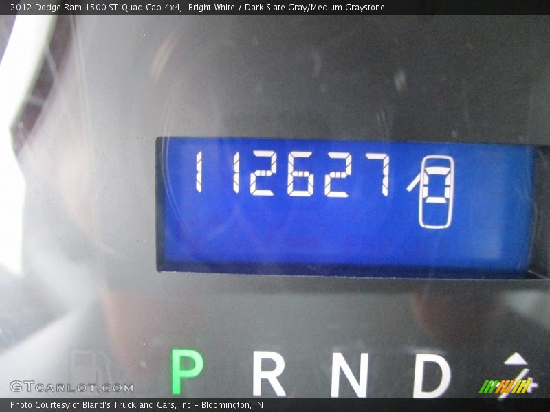 Bright White / Dark Slate Gray/Medium Graystone 2012 Dodge Ram 1500 ST Quad Cab 4x4