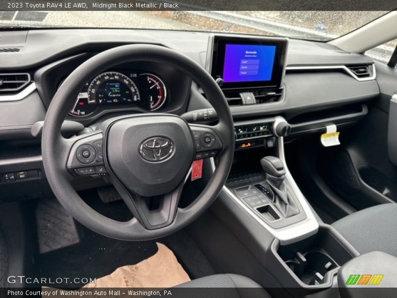 Midnight Black Metallic / Black 2023 Toyota RAV4 LE AWD