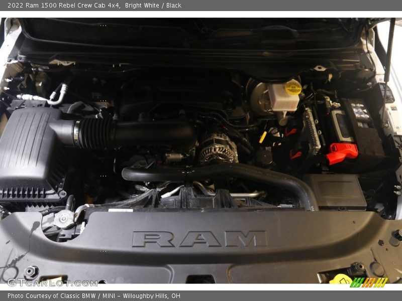 Bright White / Black 2022 Ram 1500 Rebel Crew Cab 4x4