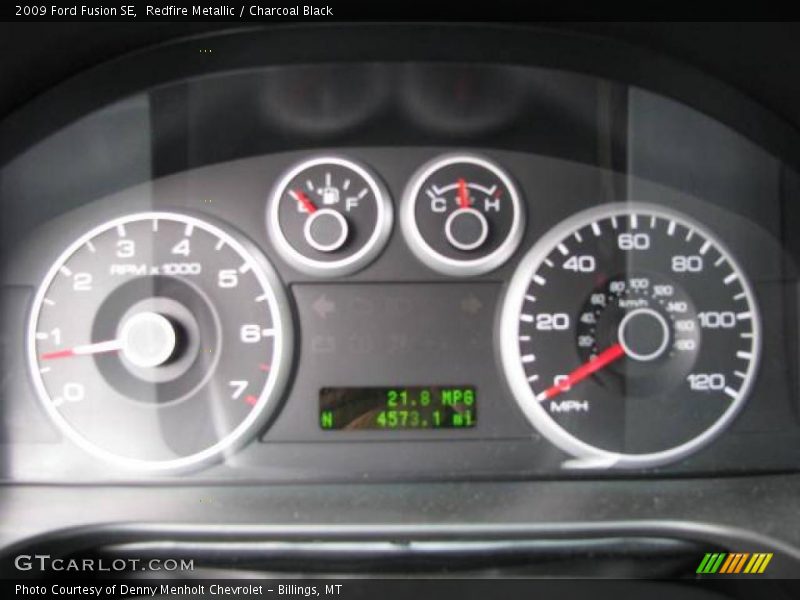 Redfire Metallic / Charcoal Black 2009 Ford Fusion SE