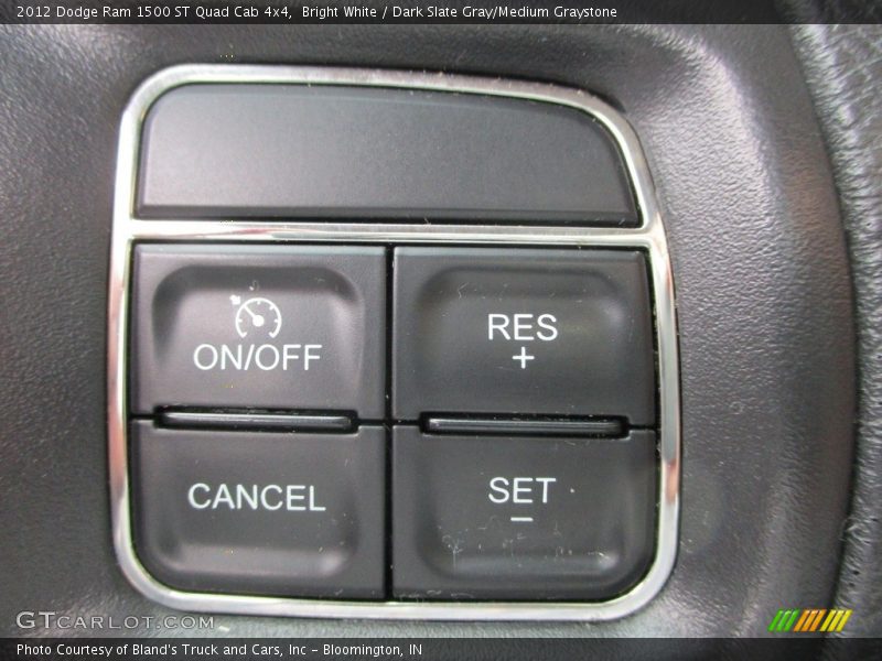 Bright White / Dark Slate Gray/Medium Graystone 2012 Dodge Ram 1500 ST Quad Cab 4x4