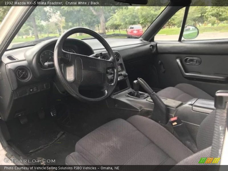 Front Seat of 1992 MX-5 Miata Roadster