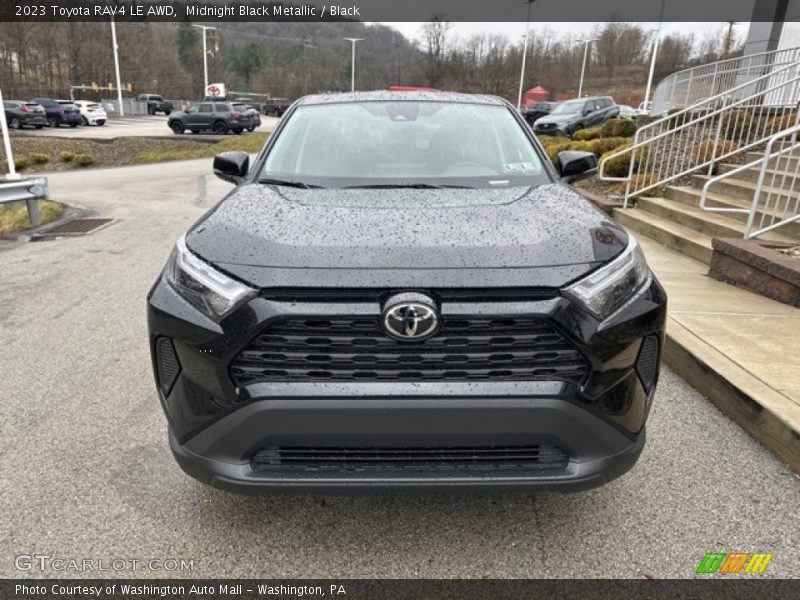 Midnight Black Metallic / Black 2023 Toyota RAV4 LE AWD