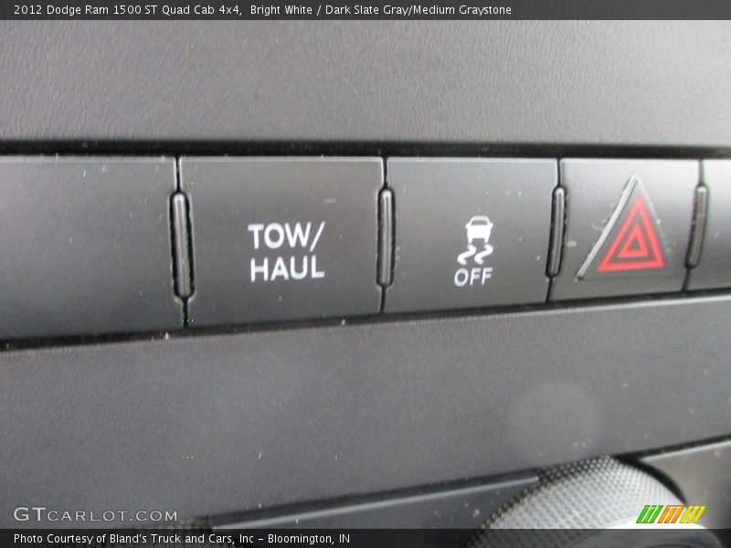 Bright White / Dark Slate Gray/Medium Graystone 2012 Dodge Ram 1500 ST Quad Cab 4x4
