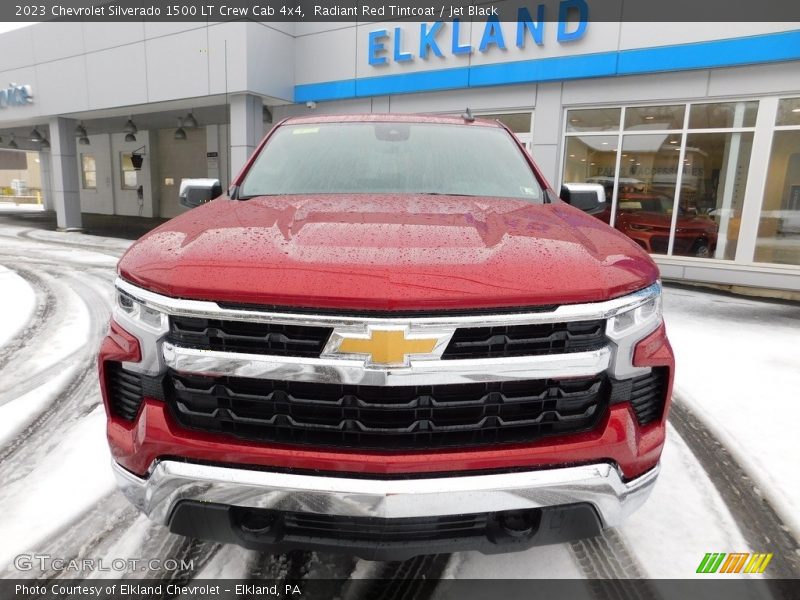Radiant Red Tintcoat / Jet Black 2023 Chevrolet Silverado 1500 LT Crew Cab 4x4