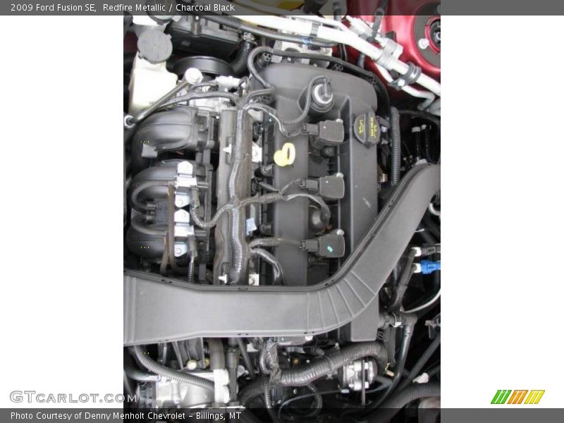Redfire Metallic / Charcoal Black 2009 Ford Fusion SE