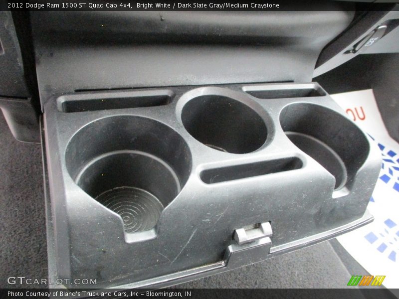 Bright White / Dark Slate Gray/Medium Graystone 2012 Dodge Ram 1500 ST Quad Cab 4x4