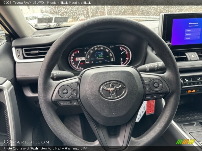 Midnight Black Metallic / Black 2023 Toyota RAV4 LE AWD