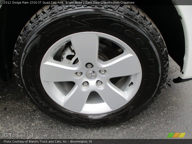 Bright White / Dark Slate Gray/Medium Graystone 2012 Dodge Ram 1500 ST Quad Cab 4x4