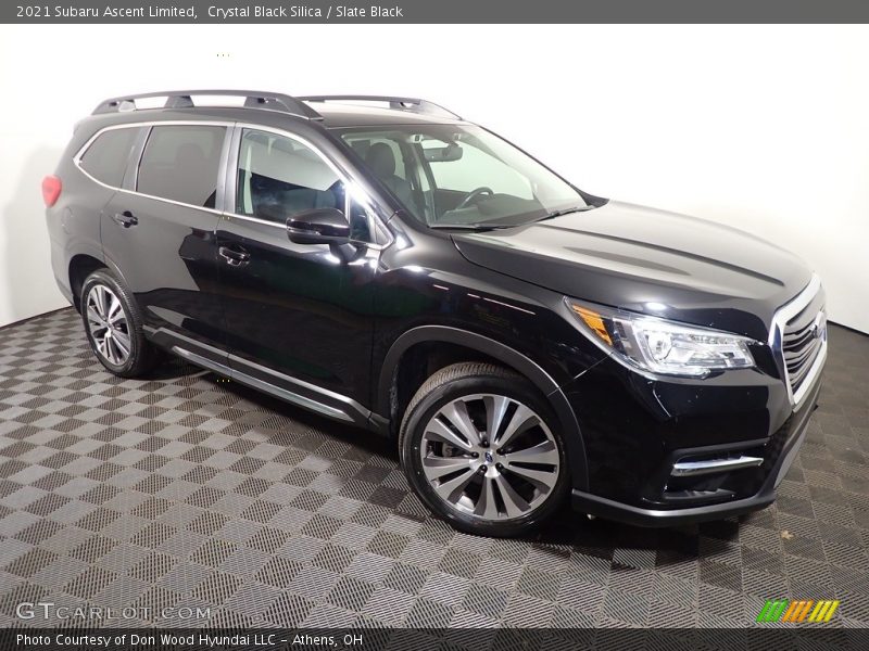 Crystal Black Silica / Slate Black 2021 Subaru Ascent Limited