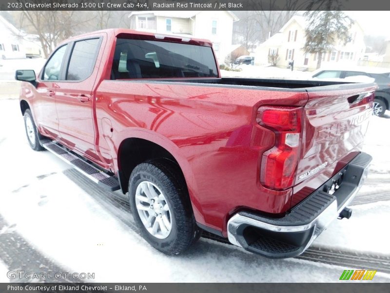 Radiant Red Tintcoat / Jet Black 2023 Chevrolet Silverado 1500 LT Crew Cab 4x4