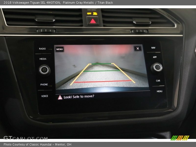 Platinum Gray Metallic / Titan Black 2018 Volkswagen Tiguan SEL 4MOTION