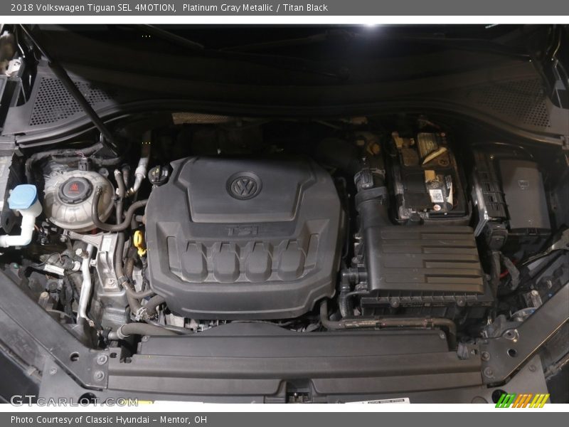Platinum Gray Metallic / Titan Black 2018 Volkswagen Tiguan SEL 4MOTION